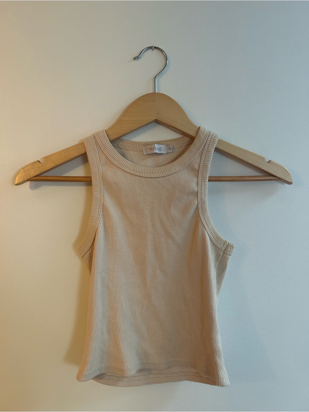 Thanne Frankie Tank in Beige